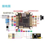 Hot Sales HAKRC F405 V2 60A 4in1 ESC 30.5x30.5 F405 Stack Flight Controller for RC Drone 2-6S Compatibility Accessory